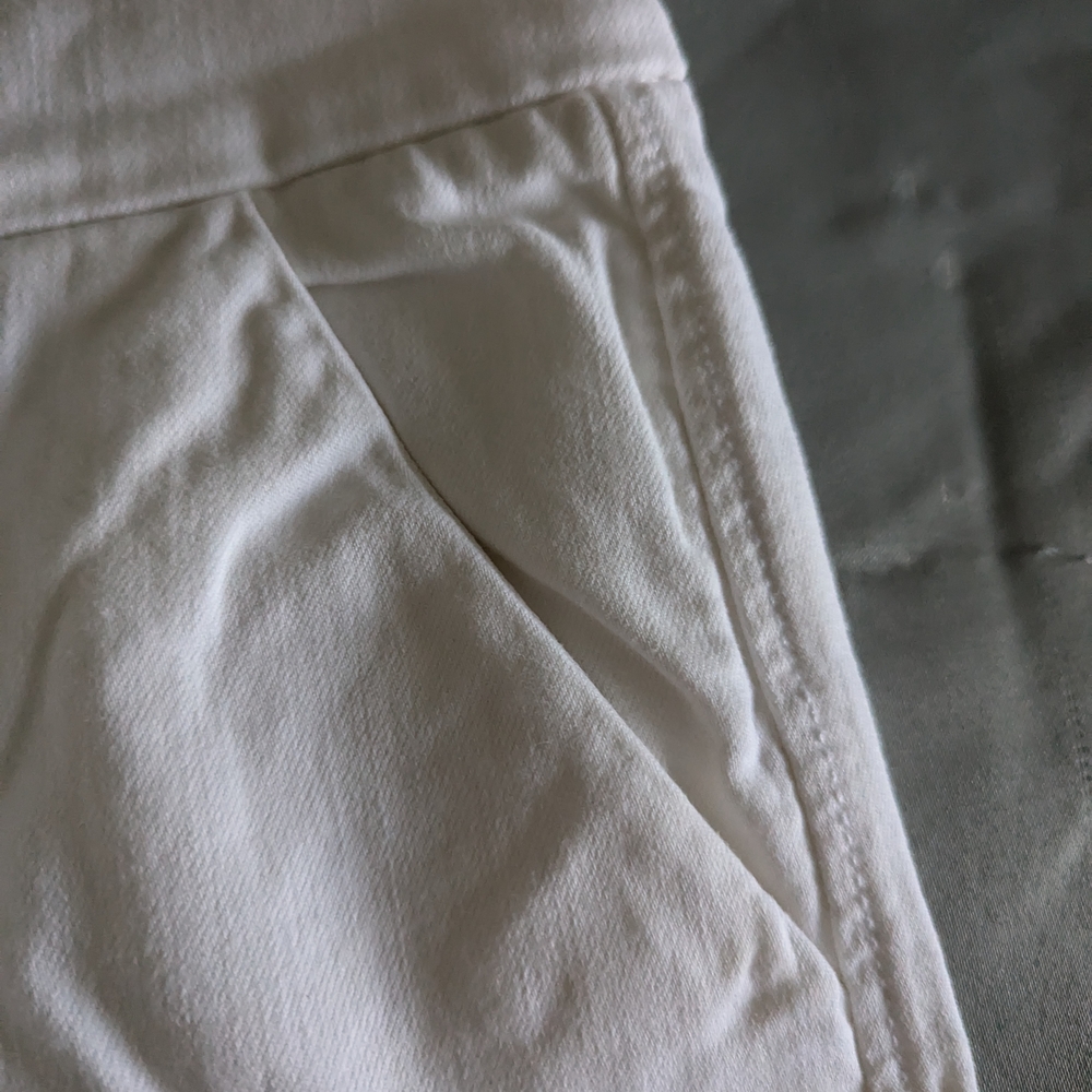 Women's White Shorts - Picture 2 of 6